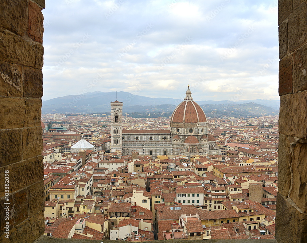 The cathedral in Florence, Italy