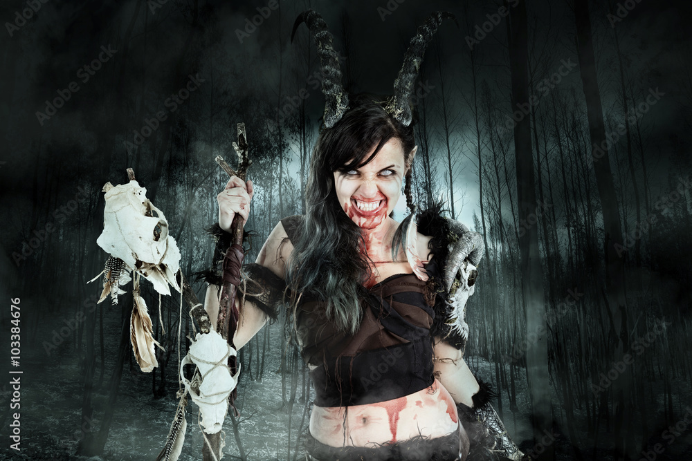 Naklejka premium Sorceress