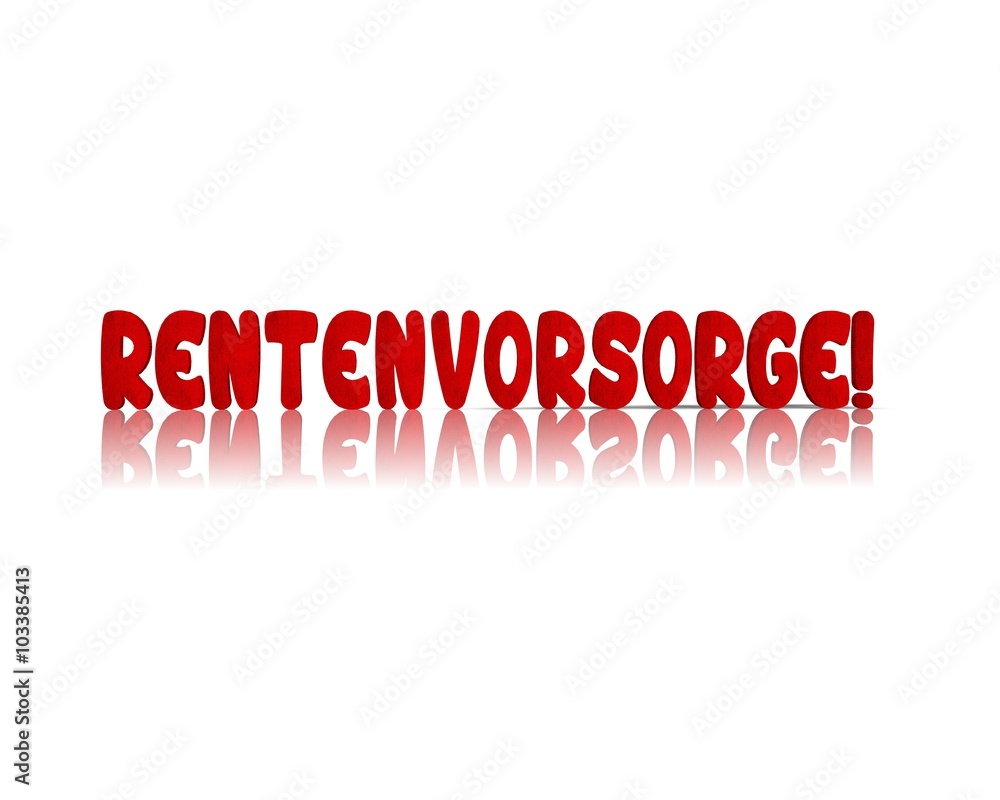 altersvorsorge 3d wort altersvorsorge 3d wort