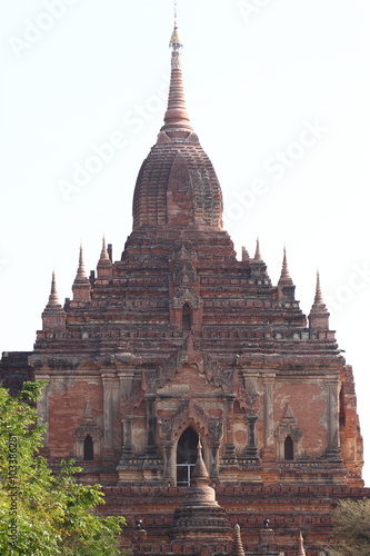 Buddhist temples in Bagan  Myanmar 