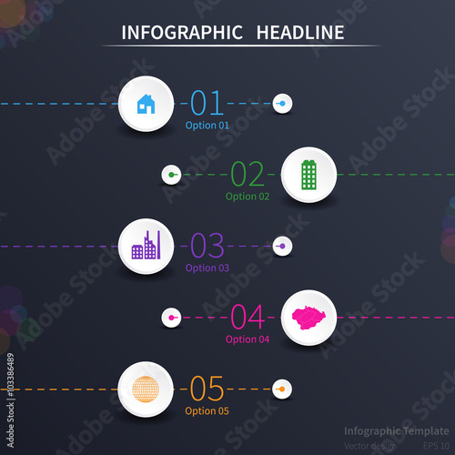 infographic template design