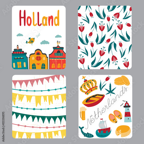 Netherlands set of cards