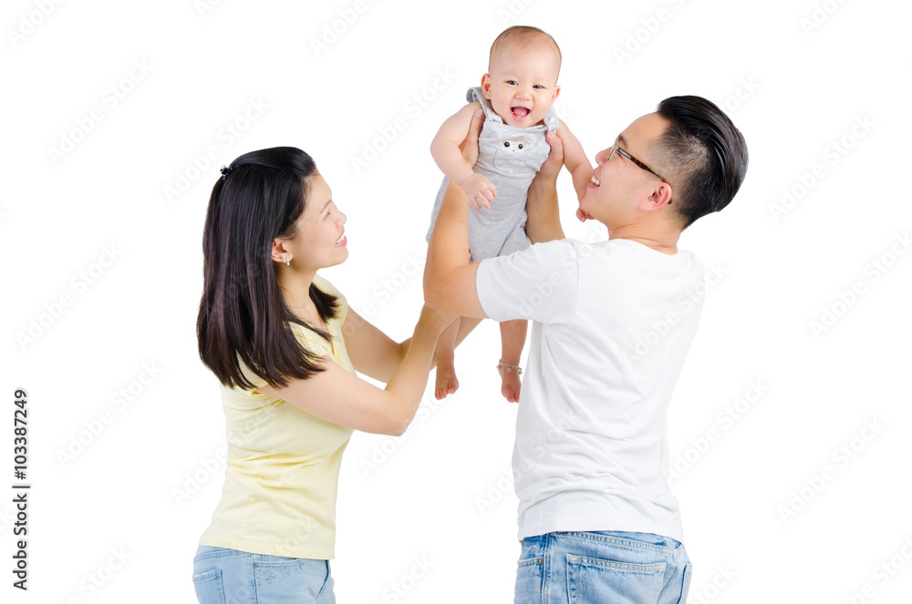 Beautiful asian family Beautiful asian family