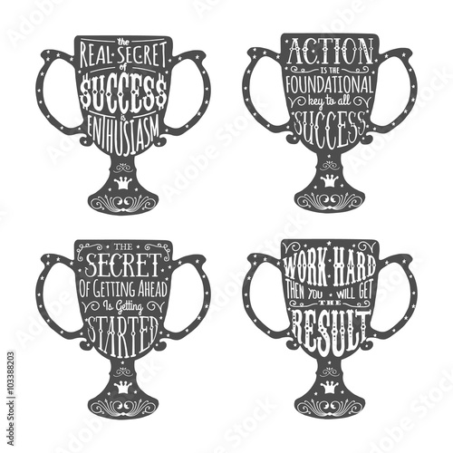 motivational quotes set