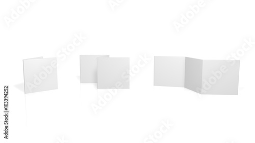 Flyer Quadrat- Q3 / Q4 / Q5 /Q6 (Accordion) - Muster