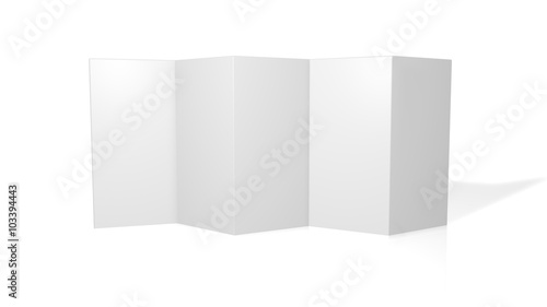 Blank Flyer - Din Lang - Seiter -  (Accordion) - Vertikal - 10 Seiter