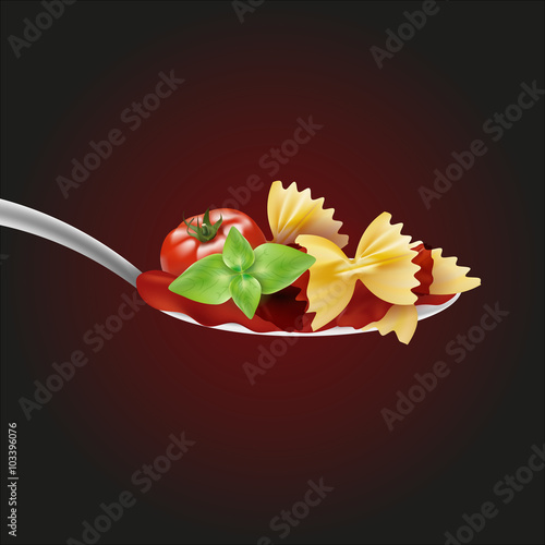 Cucchiaio Farfalle al Sugo