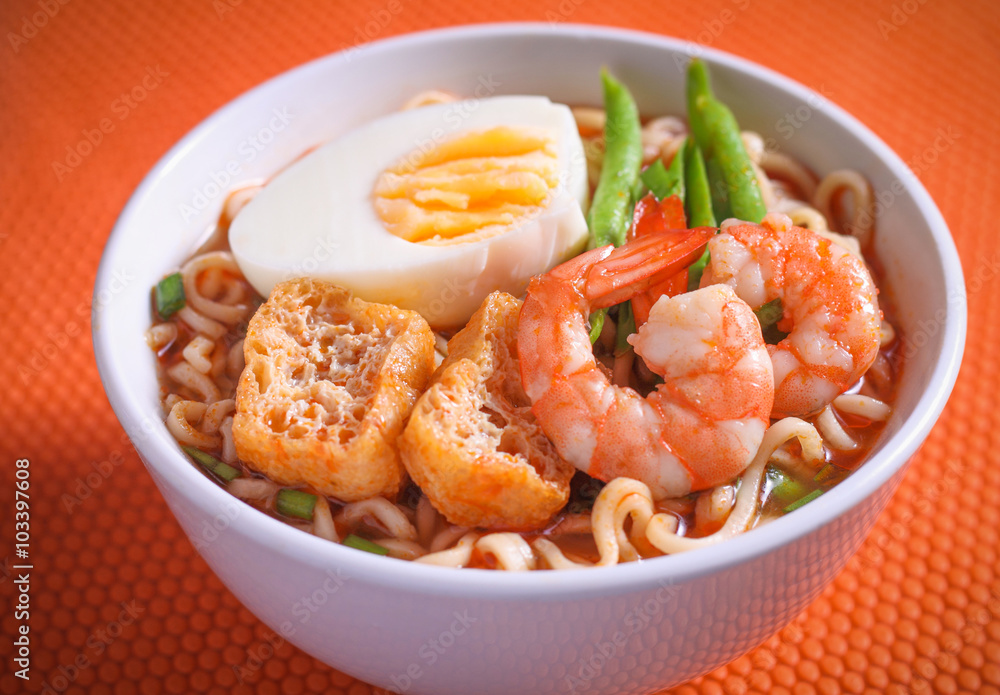 Hot and spicy instant noodle Hot and spicy instant noodle