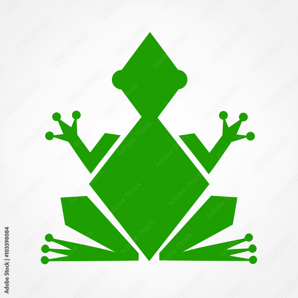 Obraz premium Frog logo