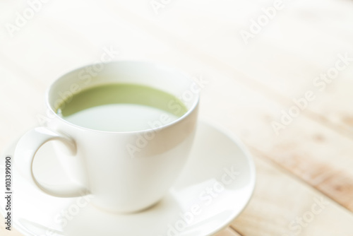 hot matcha latte