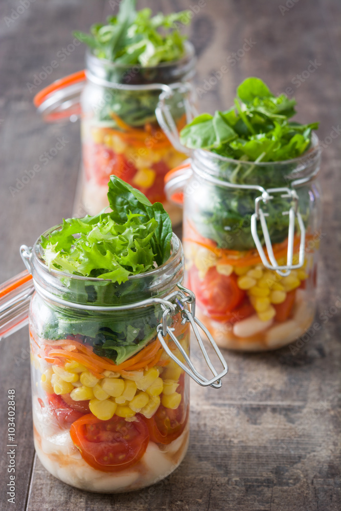 Salad in jar
Salad in jar