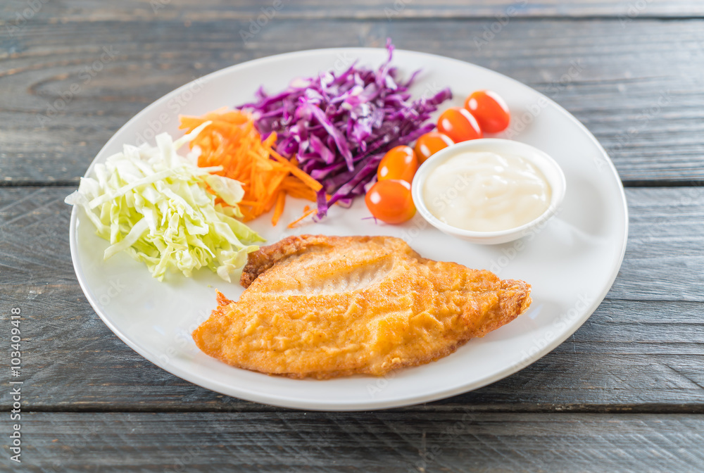 fried fish steak fried fish steak