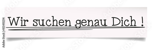 Wir Suchen Genau Dich 