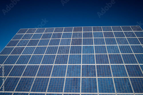 Sun Energy Farm - Stock Image