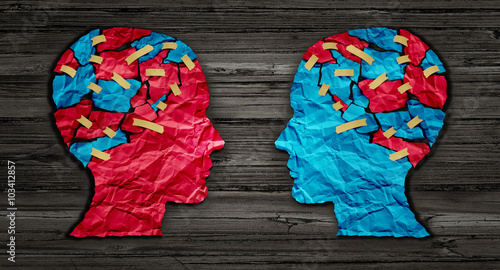 Quadro su tela Thinking Exchange