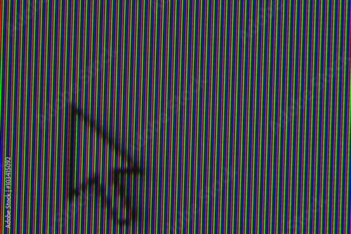 crt screen closeup