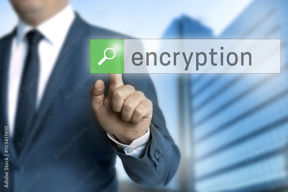 encryption browser is operated by businessman encryption browser is operated by businessman