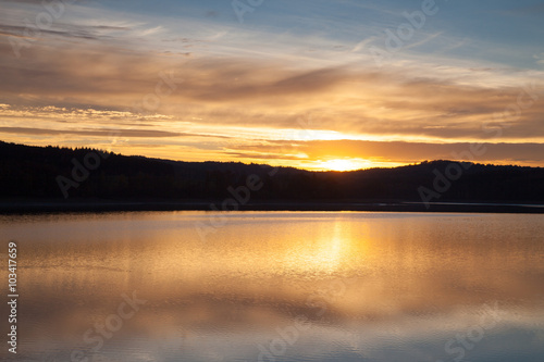 Abendstimmung am M  hnesee