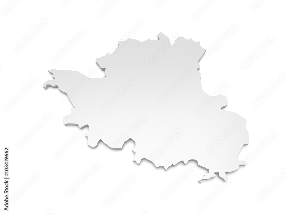 3D Karte Baden-Württemberg - Esslingen