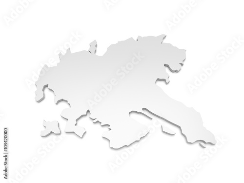 3D Karte Baden-Württemberg - Konstanz