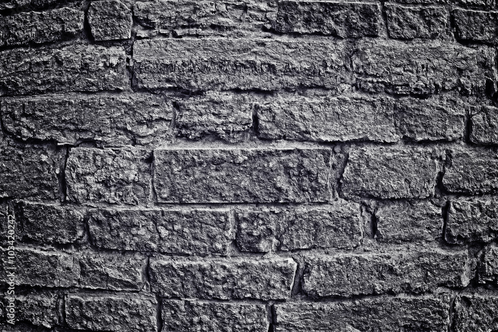 Stone wall with brick. Black-and-white image into a depression, the anger. Changes of contrast. Vignetting. Apply light and color effects to create the dramatic atmosphere of the picture.
Stone wall with brick. Black-and-white image into a depression, the anger. Changes of contrast. Vignetting. Apply light and color effects to create the dramatic atmosphere of the picture.