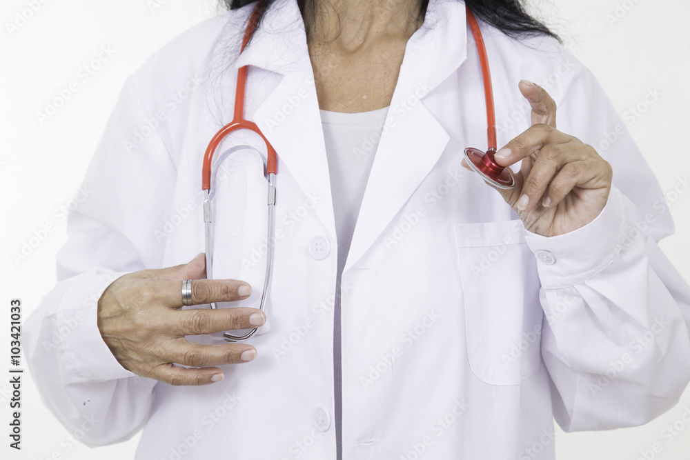 doctor with white background doctor with white background