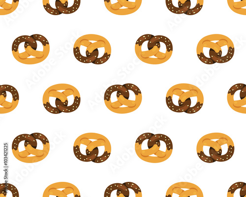 Chocolate pretzel pattern
