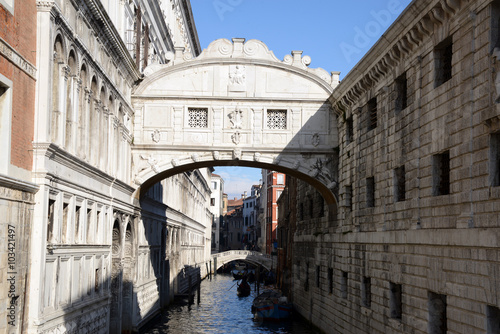 Le pont des soupirs à Venise