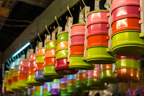 colorful of carrier food , look upper