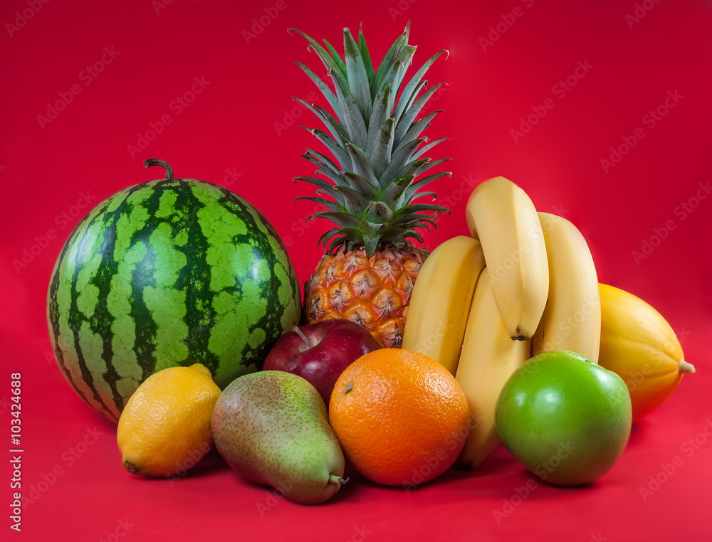 Fresh tropical fruits