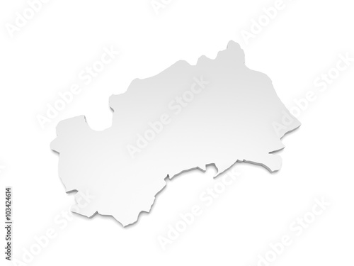3D Karte Rheinland-Pfalz - Ahrweiler 