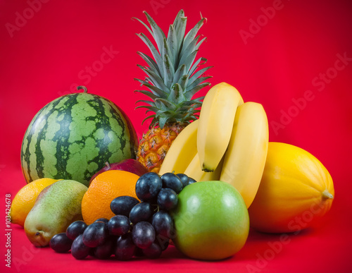 Fototapeta Naklejka Na Ścianę i Meble -  Fresh tropical fruits
