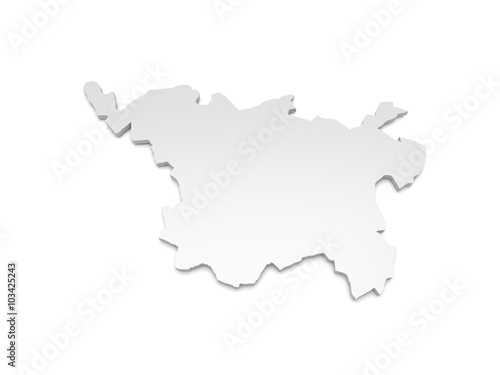 3D Karte Rheinland-Pfalz - Vulkaneifel