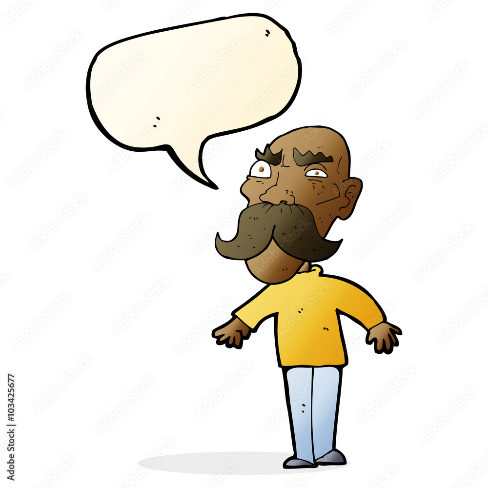 cartoon angry old man with speech bubble cartoon angry old man with speech bubble