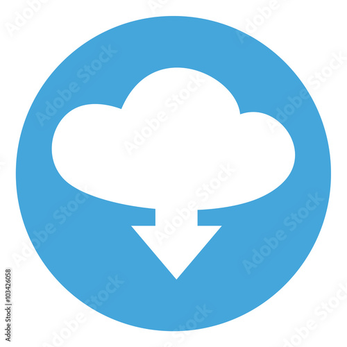 cloud download iconc
