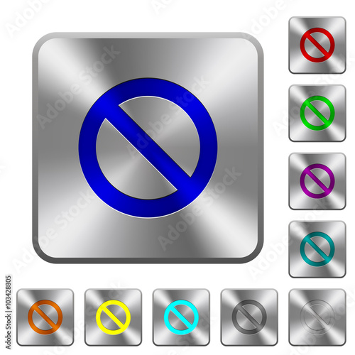 Steel blocked buttons