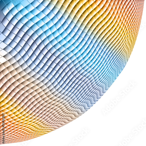 Abstract technology rainbow background