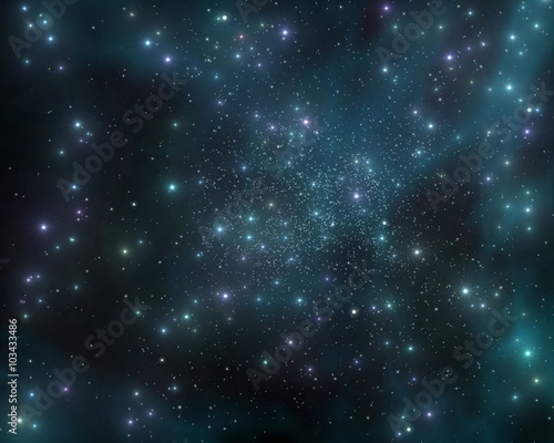 The stars in the galaxy, a stellar nebula