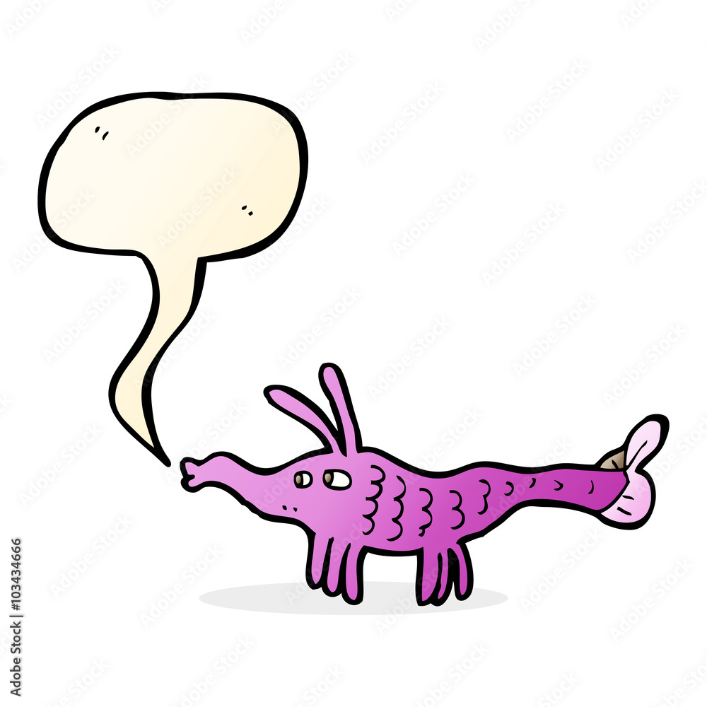 cartoon shrimp with speech bubble cartoon shrimp with speech bubble