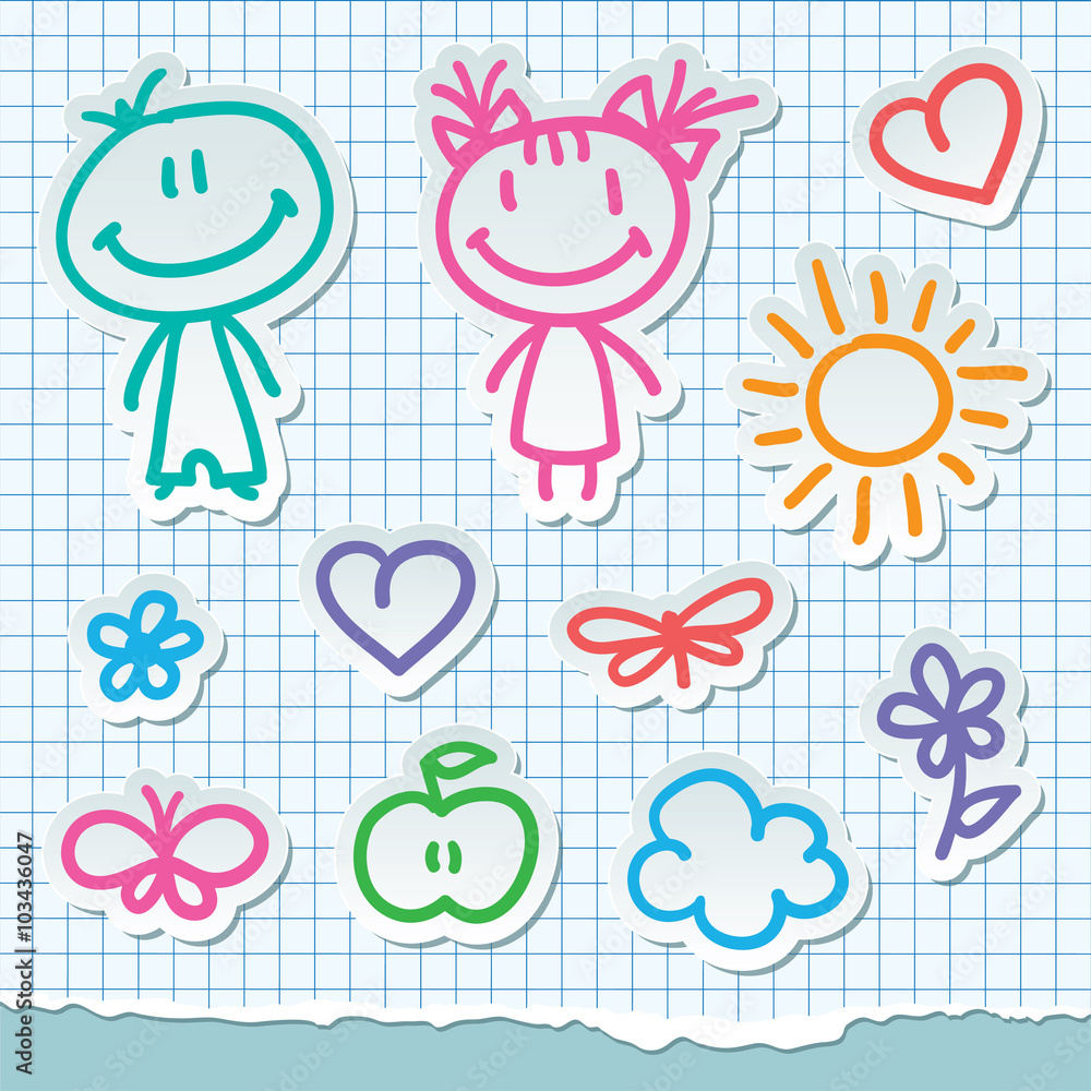 hand drawn kids hand drawn kids