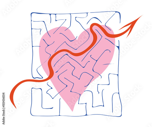 air love message/heart declaration of love in the form of balloon