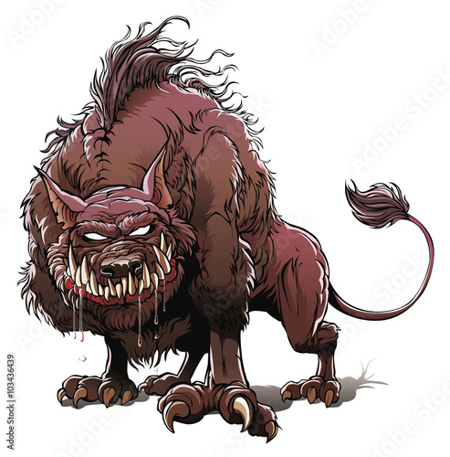 Werewolf

Monster of Halloween — Werewolf. It big terrible Hound from Hell.