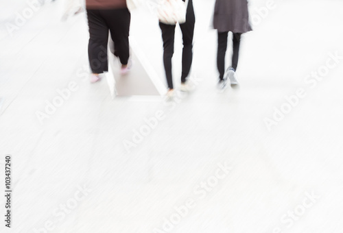 motion blur people