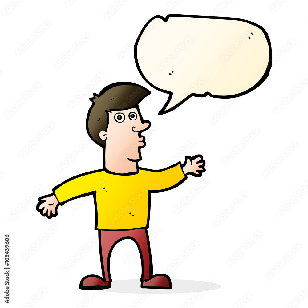 cartoon worried man with speech bubble cartoon worried man with speech bubble