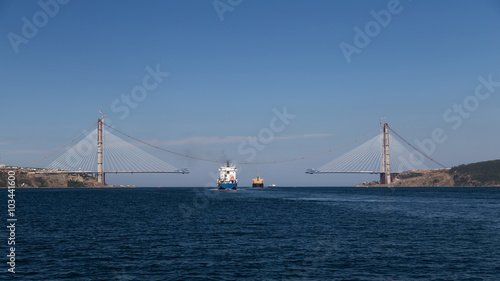 Construction of Yavuz Sultan Selim Bridge