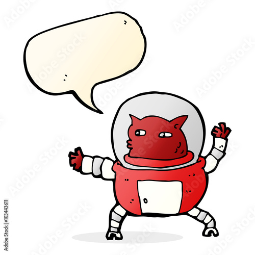 cartoon alien with speech bubble
