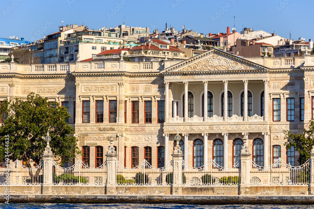 Dolmabahce palace, Istanbul, view from Marmara sea