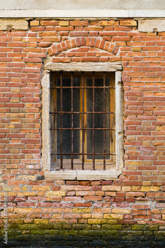 Old Windows in Venice with Bars