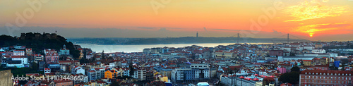 Lisbon panorama, Portugal