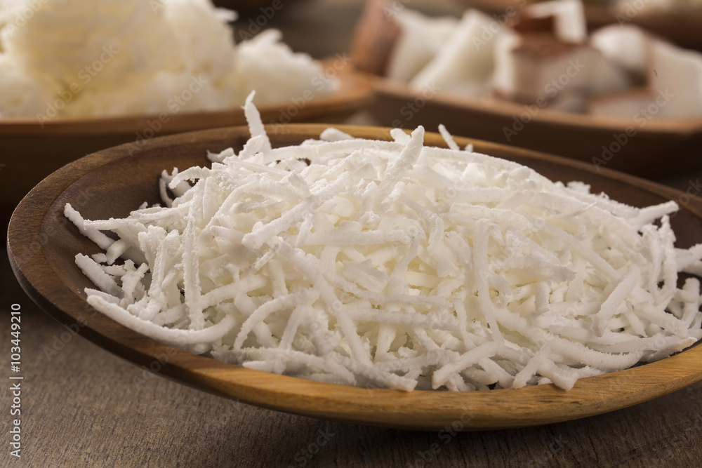 Peruvian cocadas, a traditional coconut dessert sold usually on Peruvian cocadas, a traditional coconut dessert sold usually on